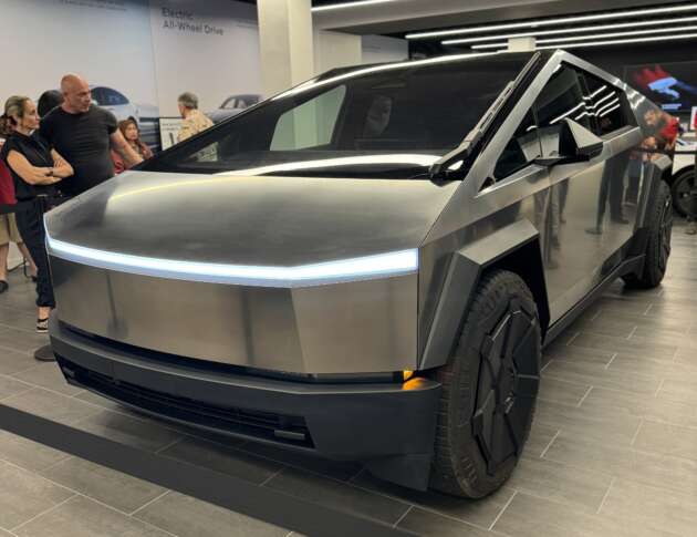 Tesla Cybertruck hits showrooms ahead of launch