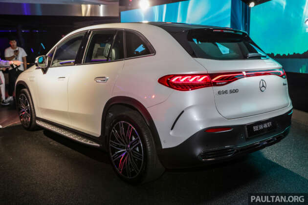 Mercedes-Benz EQE SUV EV dilancar di Malaysia — varian EQE500 4Matic AMG Line, jarak 552 km, RM486k