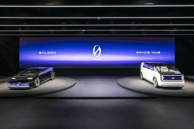 Honda 0 Series diperkenalkan melalui rekaan konsep Saloon, Space Hub — ada logo H baru untuk EV