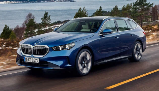 BMW i5 Touring and 2024 BMW 5 Series Touring G61 – EV with up to 601 PS, 560 km range; PHEV, diesel