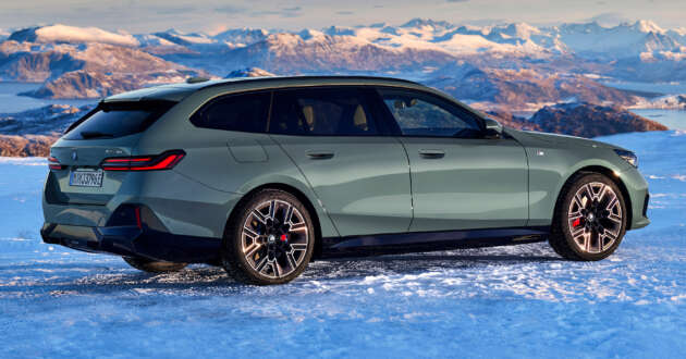 BMW i5 Touring and 2024 BMW 5 Series Touring G61 – EV with up to 601 PS, 560 km range; PHEV, diesel