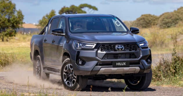 Toyota Hilux with V-Active 48V mild-hybrid technology – smoother, more efficient; from RM170k in Australia