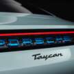 2025 Porsche Taycan facelift – range now up to 678 km, 320 kW DC fast charging, up to 952 PS on Turbo S
