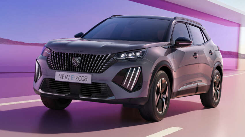 2024 Peugeot e-2008 EV spied in Malaysia – facelift GT spec with 156PS, 406 km range, coming soon? 1734240