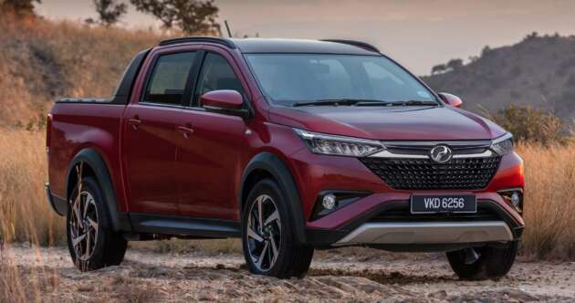 Perodua Aruz double-cab pick-up truck rendered – elements from Alza, Toyota Rush, T6 Ford Ranger