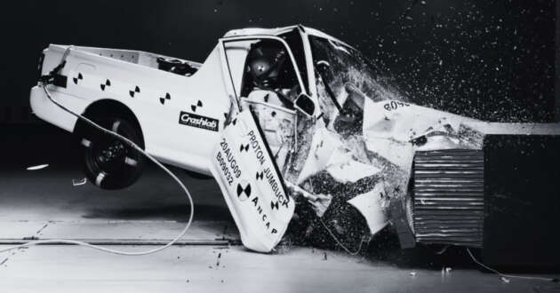 Proton Arena was once crash tested by ANCAP in 2009 – two-door ute was given a one-star safety rating