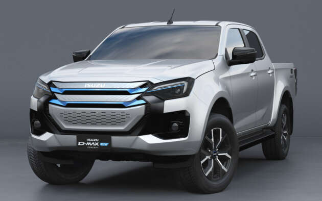 Isuzu D-Max BEV Concept ditunjuk – bateri 66.9 kWh, tork 325 Nm, CKD Thailand, masuk pasaran tahun 2025