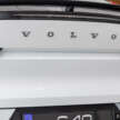 2024 Volvo C40 Recharge in Malaysia gallery – 550 km EV range, 200 kW DC, Pixel LED headlamps; fr RM289k