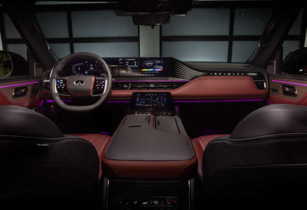 2025 Infiniti QX80 debuts in the US with concept car looks – three-row SUV; 450 hp 3.5L twin-turbo V6, 9AT