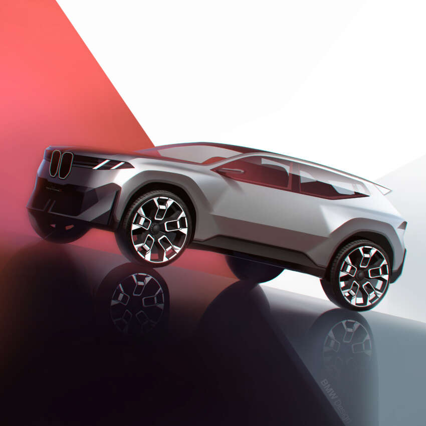 BMW Vision Neue Klasse X previews 2025 iX3 electric SUV – small kidney grille; customisable interior, sound 1742590
