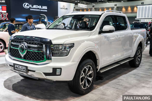 Bangkok 2024: GWM Poer Sahar HEV, the first hybrid pick-up truck in Thailand – 2.0T petrol, 351 PS/615 Nm