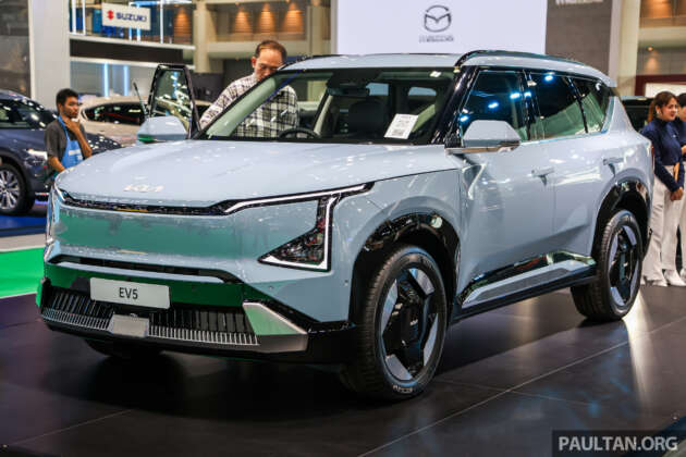 Bangkok 2024: Kia EV5 launched – four variants; up to 313 PS, 480 Nm, 665 km EV range; priced fr RM162k