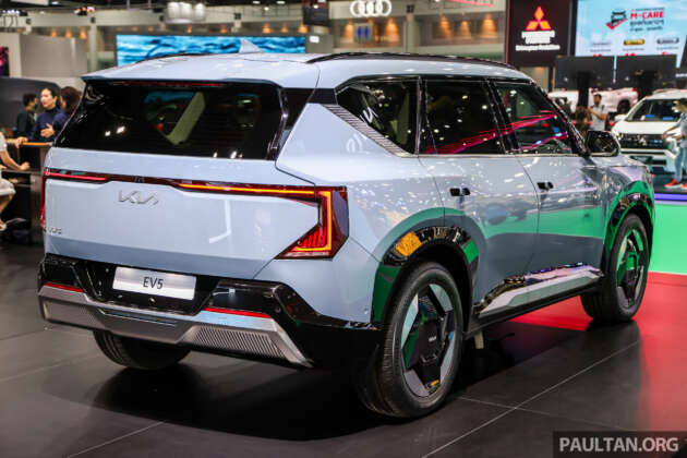 Bangkok 2024: Kia EV5 launched – four variants; up to 313 PS, 480 Nm, 665 km EV range; priced fr RM162k