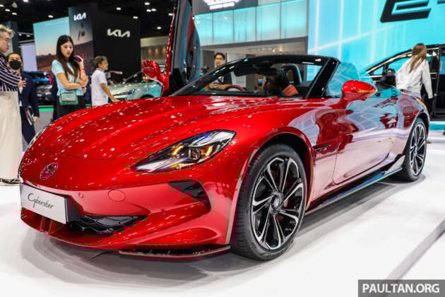 Bangkok 2024: MG Cyberster EV – 544 PS/725 Nm roadster, 0-100 km/h in 3.2 secs, coming to Malaysia