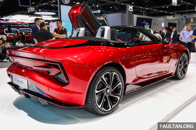 Bangkok 2024: MG Cyberster EV – 544 PS/725 Nm roadster, 0-100 km/h in 3.2 secs, coming to Malaysia