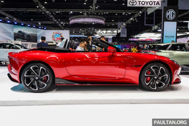 Bangkok 2024: MG Cyberster EV – 544 PS/725 Nm roadster, 0-100 km/h in 3.2 secs, coming to Malaysia