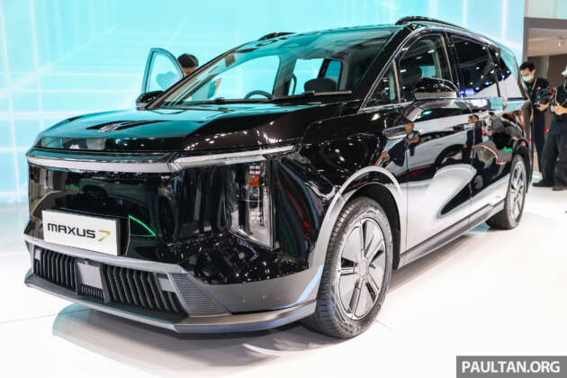 Bangkok 2024: MG Maxus 7 – three-row all-electric MPV with 245 PS and 350 Nm, 540 km EV range