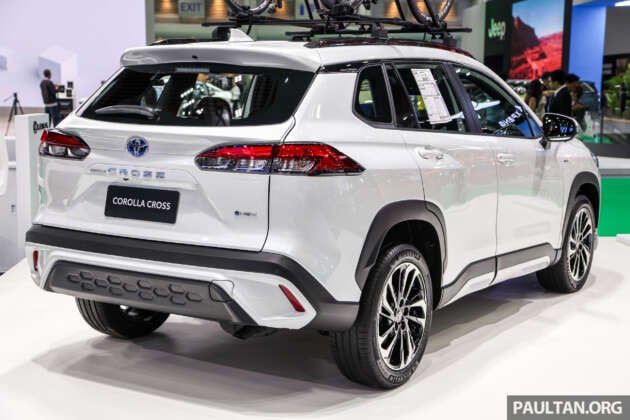 Bangkok 2024: Toyota Corolla Cross facelift – HEV Premium, GR Sport; new front face, interior updates