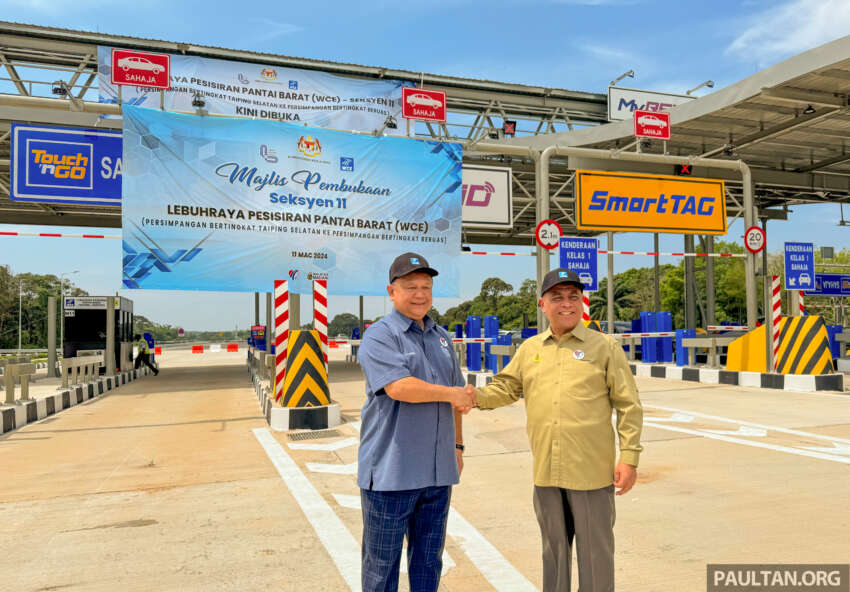 West Coast Expressway (WCE) Section 11 Taiping to Beruas opens on March 12 – free toll until May 11 1738631
