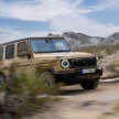 Mercedes-Benz G580 debuts – first-ever electric G-Class; tank turn, quad-motor, 587 PS, 473 km EV range