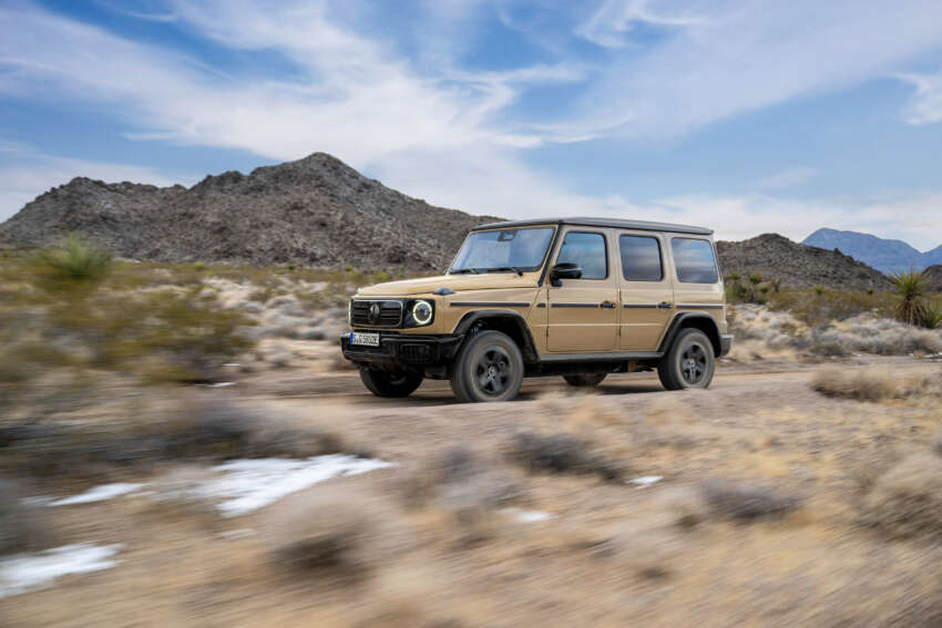 Mercedes-Benz G580 debuts – first-ever electric G-Class; tank turn, quad-motor, 587 PS, 473 km EV range 1754583