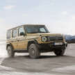 Mercedes-Benz G580 debuts – first-ever electric G-Class; tank turn, quad-motor, 587 PS, 473 km EV range