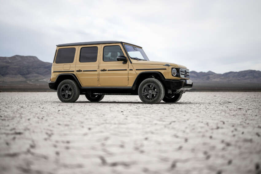 Mercedes-Benz G580 debuts – first-ever electric G-Class; tank turn, quad-motor, 587 PS, 473 km EV range 1754599