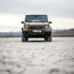 Mercedes-Benz G580 debuts – first-ever electric G-Class; tank turn, quad-motor, 587 PS, 473 km EV range