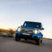 Mercedes-Benz G580 debuts – first-ever electric G-Class; tank turn, quad-motor, 587 PS, 473 km EV range