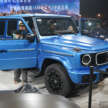 Mercedes-Benz G580 debuts – first-ever electric G-Class; tank turn, quad-motor, 587 PS, 473 km EV range