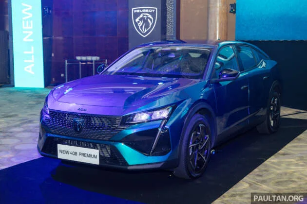 Peugeot 408 2024 dilancar di Malaysia — enjin 1.6L turbo, 218 PS/300 Nm, tiga varian; harga dari RM146k