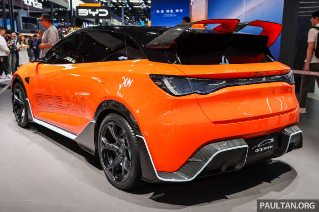 Beijing 2024: BYD Ocean-M concept – EV hot hatch with RWD; production version launching this year