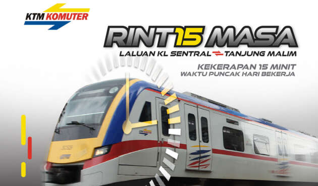 KTM Komuter Tg Malim – KL Sentral route to operate with 15 minutes frequency from next Mon, April 22