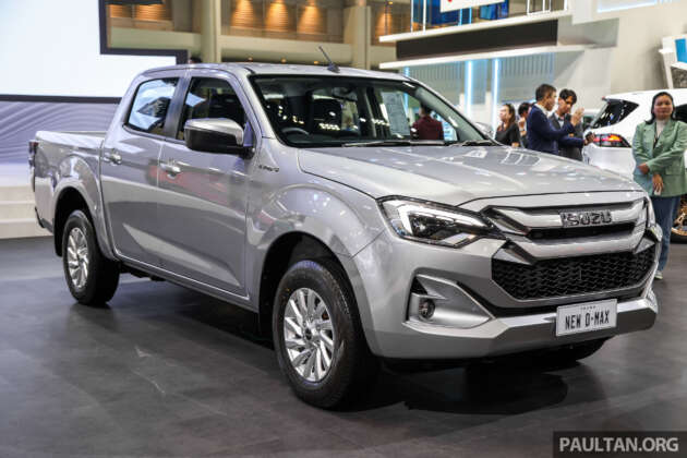 Bangkok 2024: Isuzu D-Max facelift shown – revised styling; 1.9L/3.0L turbodiesel, 6AT/6MT; from RM75k
