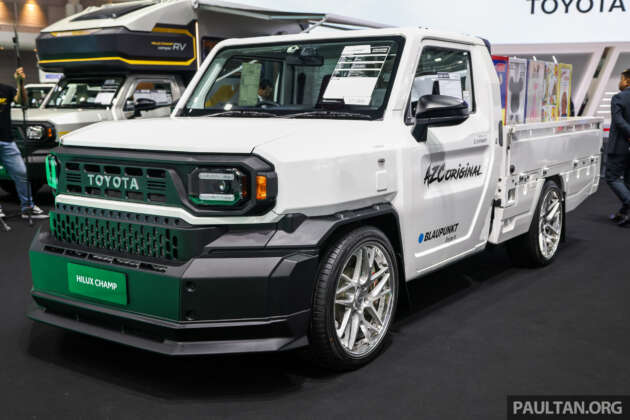 Bangkok 2024: Toyota Hilux Champ – workhorse truck; SWB and LWB; petrol/diesel; 5MT/6AT; from RM59k