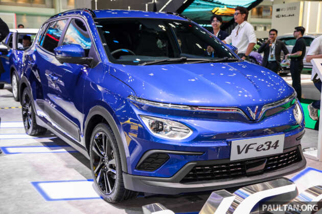Bangkok 2024: Vinfast enters Thailand – VF e34 June launch; VF3, VF5, VF6, VF7, VF8, VF9 EVs previewed