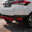 2024 Toyota Yaris G Limited in Malaysia – performance and handling upgrades, 600 units; RM99,600 OTR