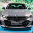 BMW i5 M60 xDrive EV in Malaysia – up to 601 PS/820 Nm, 0-100 km/h in 3.8s; official pricing from RM479k