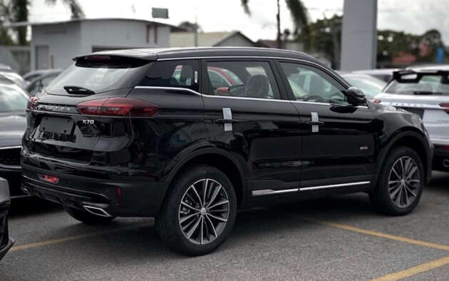 Proton X70 update – 1.5TGDi Premium X in black now shipped with pre-MC wheels; 1.8TGDi discontinued