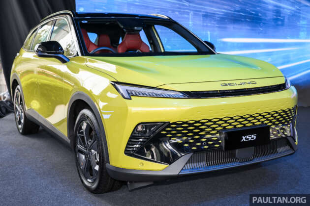 BAIC X55 di Malaysia — SUV segmen C, 1.5T jana 188 PS, 7DCT, serahan Q4; anggaran RM12xk-RM14xk
