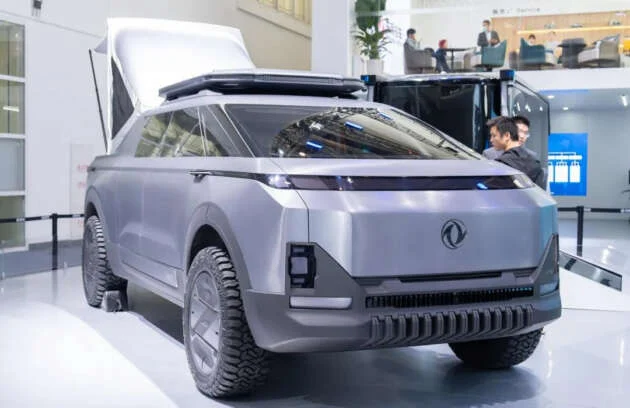 Beijing 2024: Dongfeng E-Truck – Tesla Cybertruck-inspired EV concept with fewer sharp edges, 1,305 hp