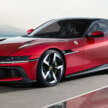 Ferrari 12Cilindri – front-engined flagship with 830 PS 6.5L NA V12, 0-100 km/h 2.95 secs, 9,500 rpm redline!