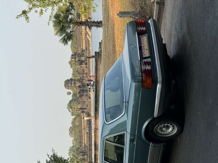 Kembara 5,000 km Tim Walkowiak dari Singapura ke Kemboja dengan Mercedes-Benz W126 500 SEL 1762666