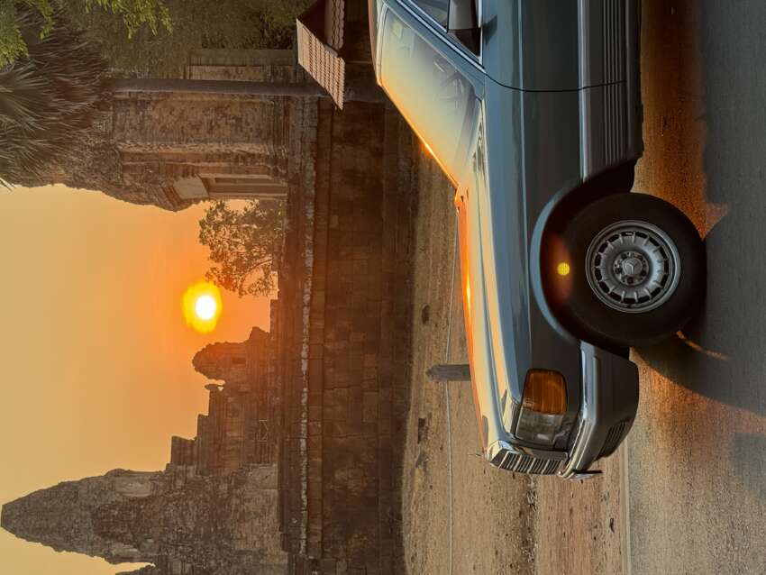 Kembara 5,000 km Tim Walkowiak dari Singapura ke Kemboja dengan Mercedes-Benz W126 500 SEL 1762628