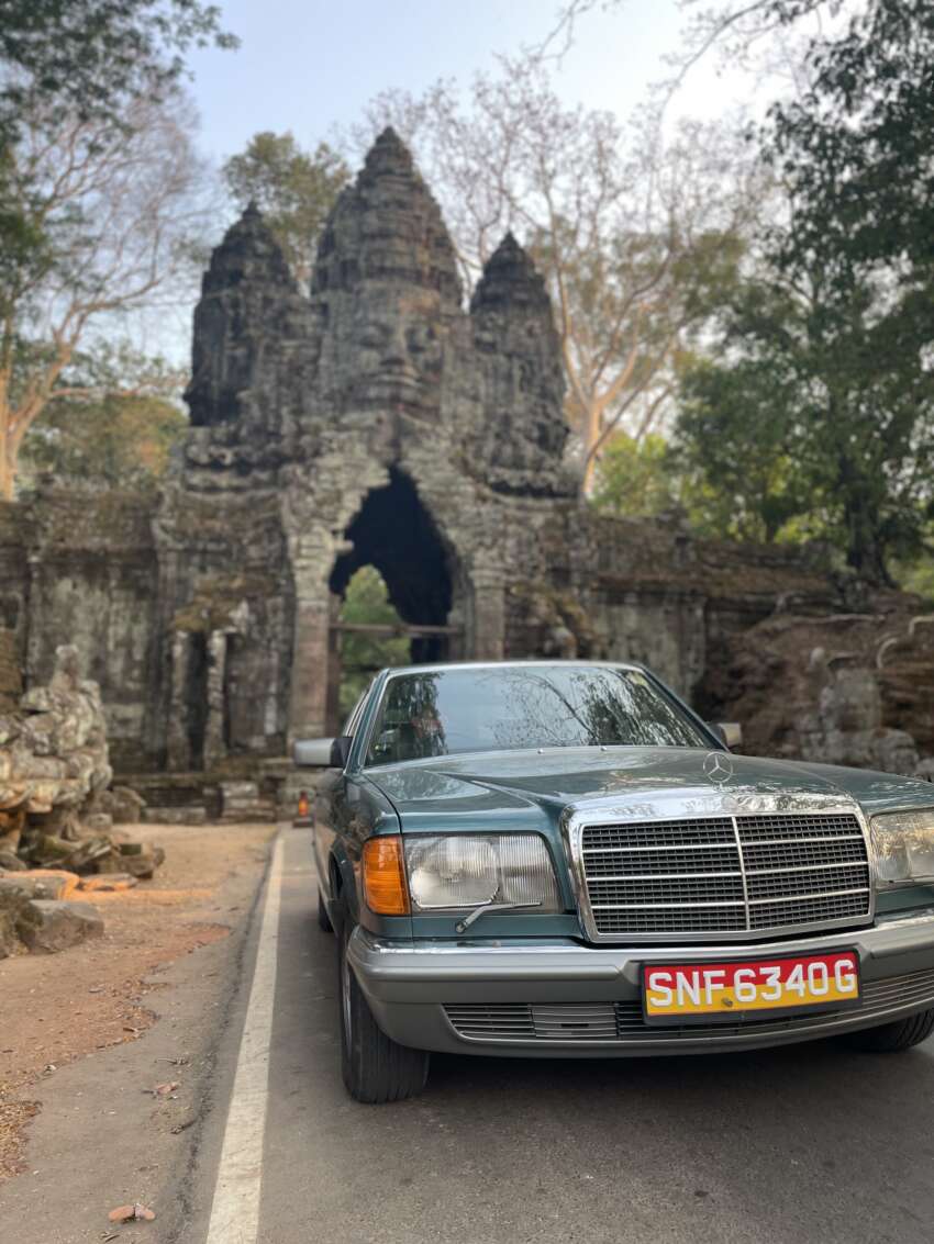 Kembara 5,000 km Tim Walkowiak dari Singapura ke Kemboja dengan Mercedes-Benz W126 500 SEL 1762660
