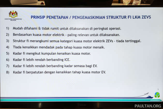 New EV road tax structure for Malaysia announced from 2026 – cheaper than ICE; as low as RM40 per year