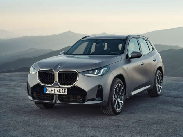 BMW X3 2025 didedah — rekaan G45 lebih menonjol, format nama baru; jarak EV untuk PHEV hingga 90 km