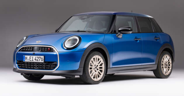 2024 MINI Cooper 5 Door debuts – new F65 is heavy refresh of F55; 3- and 4-cylinder engines up to 204 PS