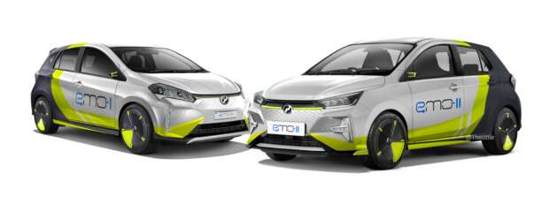 Perodua emo-II – Axia EV rendered by Theophilus Chin