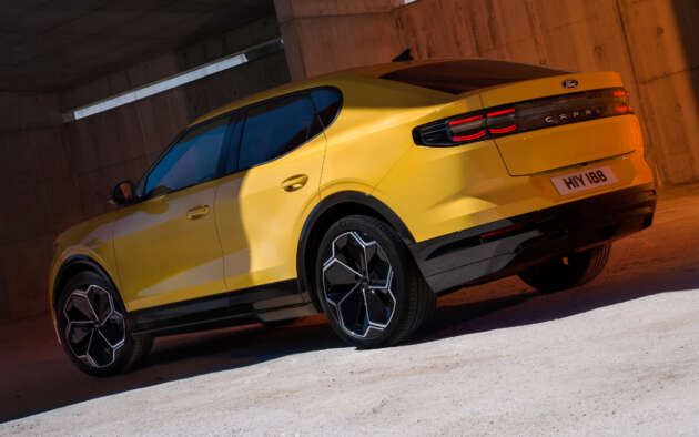 2024 Ford Capri revealed by Eric Cantona – classic coupe now reborn as an electric SUV, based on a VW
